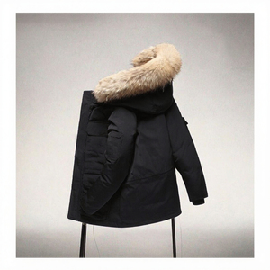 Nuevo Estilo, Diseño Personalizado OEM de Fábrica, Chaqueta Informal con Capucha para Parejas, Estilo Simple y Moderno, Otoño, Liso, Teñido, Acolchado, Poliéster - Product Image 3