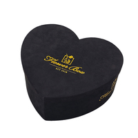 Boîtes en forme de cœur personnalisées pour Roses cadeau romantique maman Design personnalisé grand ensemble de papier d'emballage de mariage amoureux des fleurs
