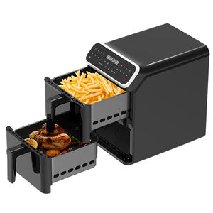 Prezzo di fabbrica doppio Stack <span class=keywords><strong>XL</strong></span> 6 + 7.2L 2 cestello <span class=keywords><strong>friggitrice</strong></span> <span class=keywords><strong>ad</strong></span> <span class=keywords><strong>aria</strong></span> forno con 2 cesti di frittura indipendenti doppia zona <span class=keywords><strong>friggitrice</strong></span> digitale - Product Image 6