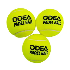 Pelota de tenis hochwertige 45% Wolle Padel Ball benutzer definierte Logo und Paket Padel Ball für Match