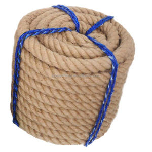 Tali Jute Tan Sisal Tebal, Tali <span class=keywords><strong>Manila</strong></span>, Tali Hemp, Tali Jute Kepang untuk Pengikat - Product Image 2