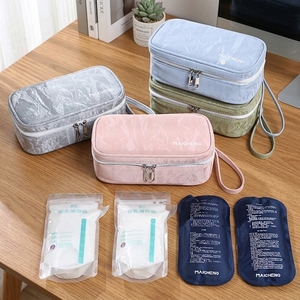 Sac de <span class=keywords><strong>conservation</strong></span> du <span class=keywords><strong>lait</strong></span> <span class=keywords><strong>maternel</strong></span> imperméable en PU, mini chauffe-biberon portable, sac pour maman - Product Image 1