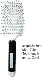Wholesale Custom Plastic Nylon Massage Hairbrush Curved Vent Hair <b>Brush</b> Portable Wet and Dry Detanling Hair <b>Brush</b> - Product Image 3