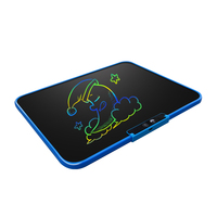Tablet LCD Tulis Gambar 13/16/20 Inci, Papan Memo untuk Anak, Papan Tulis Digital