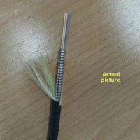 Cable Óptico para Exteriores, Resistente al Fuego, Impermeable, Blindado para Emergencias, Extensión Remota para Estación Base Interior/Exterior, 2 Hilos, Monomodo