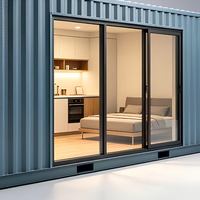 Maisons modulaires préfabriquées en conteneurs avec aménagement personnalisable et structure en acier haute résistance pour hôtels, restaurants, centres commerciaux