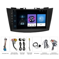 Reproductor de DVD para Auto de 9 Pulgadas, 2 Din, 4 Núcleos, Unidad Principal con GPS, Amplificador, Carplay, Android Auto, Estéreo para Auto, Radio para Auto para Suzuki Swift 2011-2015