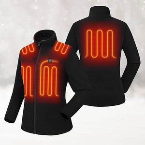 Custom Smart Warming <strong>Electric</strong> Three-Zone USB <strong>Heated</strong> Zipper Closure 100% Polyester Windproof Unisex Winter <strong>Jacket</strong> - Product Image 2