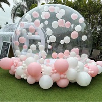 Ventes chaudes : Dôme gonflable en forme de bulle, tente transparente en PVC pour les fêtes d'anniversaire des enfants, utilisation en intérieur et en extérieur