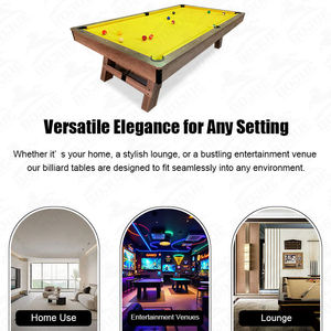 Mesa <span class=keywords><strong>de</strong></span> <span class=keywords><strong>Billar</strong></span> Moderna para Oficina, Hogar y Entretenimiento en Interiores, <span class=keywords><strong>de</strong></span> 7, 8 y 9 Pies, Venta al Por Mayor - Product Image 6