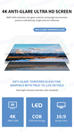Pantalla LED Inteligente Todo en Uno para Conferencias COB de 108 Pulgadas, Tableta Digital con CMS Integrado para Oficina, Capacitación y Enseñanza a Todo Color