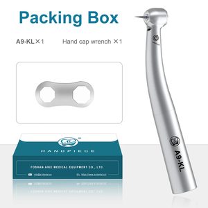 Turbina de aire dental, pieza de mano de alta velocidad, cabezal estándar óptico, ajuste de pulverización Quattro, acoplador tipo <span class=keywords><strong>Kave</strong></span> LED, turbinas de la serie AiKO - Product Image 6