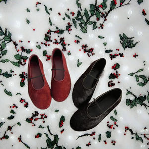 รองเท้าส้นเตี้ยทรงเหลี่ยม WY WS37 Princess Square Toe Mary Jane พื้นยาง สายรัดปรับได้ หัวเข็มขัด กันลื่น ระบายอากาศได้ดี น้ำหนักเบา สวยหรู - Product Image 3