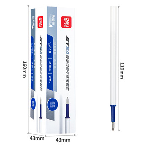 Recambio de bolígrafo de gel borrable térmico Deli GT164, punta de bala negra de 0.5 mm, para uso en estudiantes y oficinas. - Product Image 5