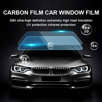 Film Kaca Mobil Polarisasi Super Hitam Factory Dark Tint untuk Jendela Mobil Vlt1% 3%  Penolak Panas UV
