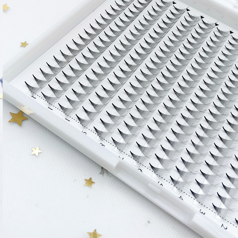 0,03/0,05 густота C/CC/D/DD завитки предварительно сделанные русский объем ресницы Корея шелк короткий стержень готовые объемные ресницы