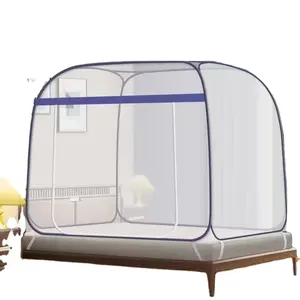Quảng trường hàng đầu không gian lớn yurt muỗi Net cho người lớn phòng trang trí muỗi Net giường Lều rèm với Khung nhà phòng ngủ trang trí nội thất