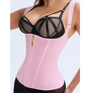 Latex Afslankende Zandloper Gordel Post Chirurgische Bodysuit Met Rits Haak Platte Buik Taille Trainer Korset - Product Image 2
