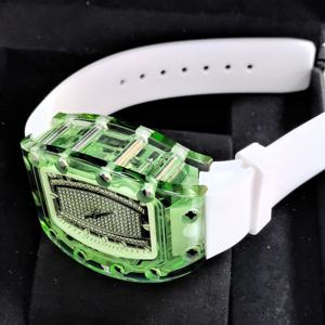 Men's Automatic Mechanical <b>Watch</b> Transparent Green Case Fashion Business Designer Wristwatch High Quality - Product Image 4