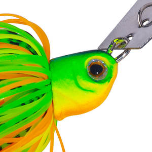 SB054 SB055 15g 20g ใบมีดหมุนฉวัดเฉวียนสปินเนอร์เหยื่อตกปลาช้อนเหยื่อตกปลาที่มีกระโปรงยางยาว - Product Image 4