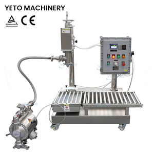 Máquina de Llenado de Bidones Grandes a Prueba de Explosiones para Pintura, <span class=keywords><strong>Gasolina</strong></span>, Aceite Lubricante, Bidones Metálicos, Pintura Acrílica, con Pesaje - Product Image 1