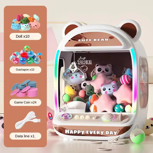 Jumon Automatic <b>Lighting</b> Musical Children's Claw Machine Home Using <b>Egg</b> Twisting Machine Developmental Toys Kids Birthday Gifts - Product Image 4