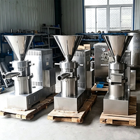 Machine industrielle robuste pour la fabrication de beurre de cacahuète, moulin à sésame, pistache, noisette, moulin colloïdal professionnel
