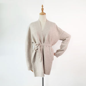 Cárdigan de lana merina a la moda para <span class=keywords><strong>mujer</strong></span>, suéter de punto informal Alanhua <span class=keywords><strong>rombos</strong></span>, 2021 - Product Image 1