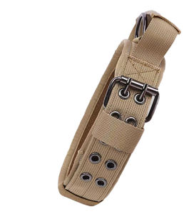 Venta al por mayor de collar de perro táctico ajustable mediano y grande para caminar al aire libre hecho de aleación y nylon collar de perro grande - Product Image 5