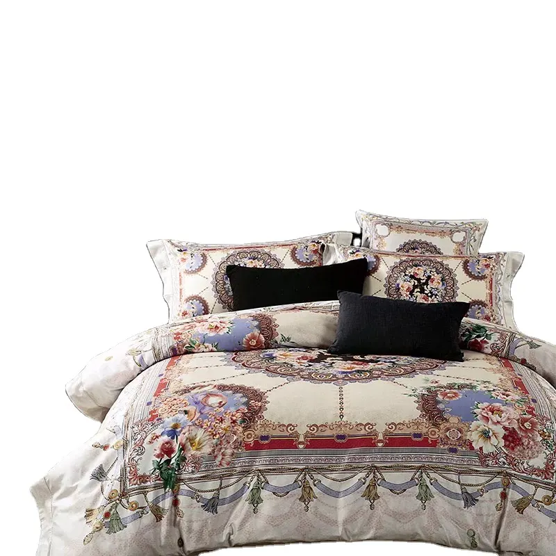 New product wholesale bedsheet digital print bedding sets