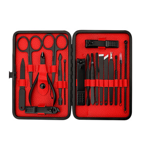 18 Piece Stainless Steel Nail Clipper Set With Case Portable Manicure Pedicure Tools For Adults - Product Image 1