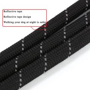 Tali Kekang Anjing Peliharaan Berjalan, Tali Kekang Kulit Kepang dan Tali Kekang Nilon dengan Tali Kekang Anjing Musim Semi - Product Image 5