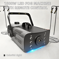 Machine à fumée numérique à LED 1500W avec télécommande, pour scène, mariage, effet de glace sèche à température constante