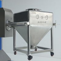 Tramoggia Silo a colonna singola attrezzatura di miscelazione Bin frullatore automatico a polvere secca tramoggia miscelatore a cono quadrato