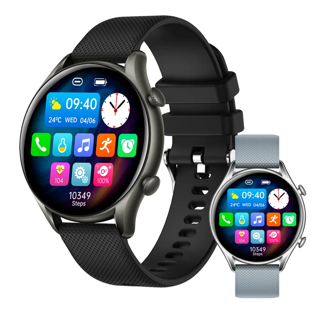 KT60 2023 New arrivals Fashion Smart watch 1.32inch HD Round screen BT call Smart bracelet 280mAh smartwatches