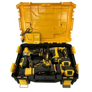 Vente directe <span class=keywords><strong>AliExpress</strong></span> - Ensemble d'outils électriques DW à batterie lithium haute puissance 4-en-1 : clé à chocs sans balais et meuleuse d'angle - Product Image 2