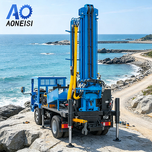 Foreuse de <span class=keywords><strong>puits</strong></span> d'<span class=keywords><strong>eau</strong></span> montée sur camion de 260 m, machine de forage DTH entièrement hydraulique pour le forage de <span class=keywords><strong>puits</strong></span> d'<span class=keywords><strong>eau</strong></span> - Product Image 4