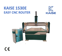 Routeur CNC hybride DSP KAISE KS-1530-E 1530 avec servomoteur pour la sculpture sur bois, haute précision, 3 axes, broche 6 kW, roulement à engrenages, utilisation facile