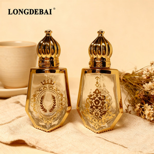 Botellas de Perfume de Lujo con Recubrimiento UV, Botellas de Aceite Esencial de 12 ml, Frascos Vacíos Recargables de Perfume Árabe de Dubái - Product Image 5