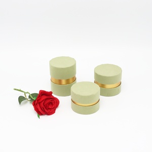 Biodegradable Custom Luxury Velvet Candy <b>Gift</b> Paper Tube Packaging Ribbon Wedding <b>Round</b> Tube <b>Gift</b> <b>Box</b> for Jewelry - Product Image 5