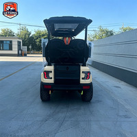 Voiturette de golf 6 places tout-terrain surélevée, couleur personnalisée pour usage touristique