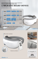 Hot Selling Factory Luftdruck Vibration Bluetooth Musik Soft Feel Musik Digitales Augen massage gerät