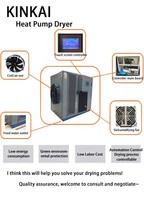 KINKAI Voedseldehydrator voor fruit, groenten & vlees - Hoge capaciteit 20kg/u 3,2-15,6kW vermogen JK Serie