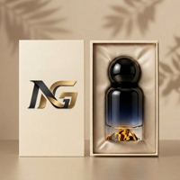 Flacon de parfum cylindrique en verre de haute qualité avec fond volcanique dégradé, bouchon sphérique unique, 30ml 50ml 100ml