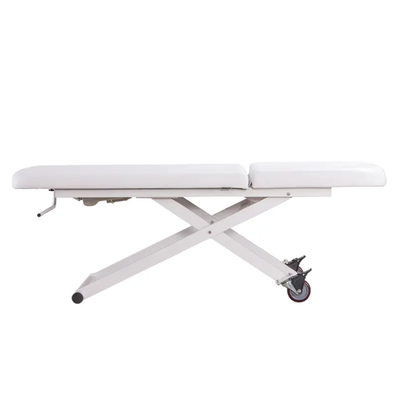 Elektrischer Massagetisch mit Rolle Papierhalter tragbar SPA Kosmetik-Bett höhenverstellbar Schönheitssalon Couch Möbel