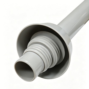 Kit de vidange en céramique à <span class=keywords><strong>siphon</strong></span> visible, avec bouchon escamotable et tuyau flexible G1 1/4" pour lavabo de salle de bain et hôtel - Product Image 5