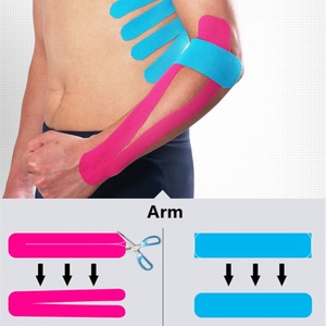 Cinta de Kinesiología Pre-cortada de Color Rosa OEM, Juego de 10 Piezas para <span class=keywords><strong>Espalda</strong></span> y Hombros - Product Image 5