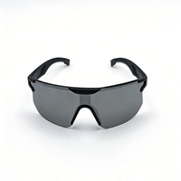 Lunettes de soleil de sport unisexes XD-1239 à monture intégrale, grande taille, polarisées, miroir UV400, anti-éblouissement pour activités de plein air