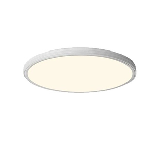 Ventilateur de plafond contemporain avec télécommande, IP44, 3500K blanc chaud, Ra80, couvercle en acrylique, base en bois, design suspendu, salon - Product Image 1