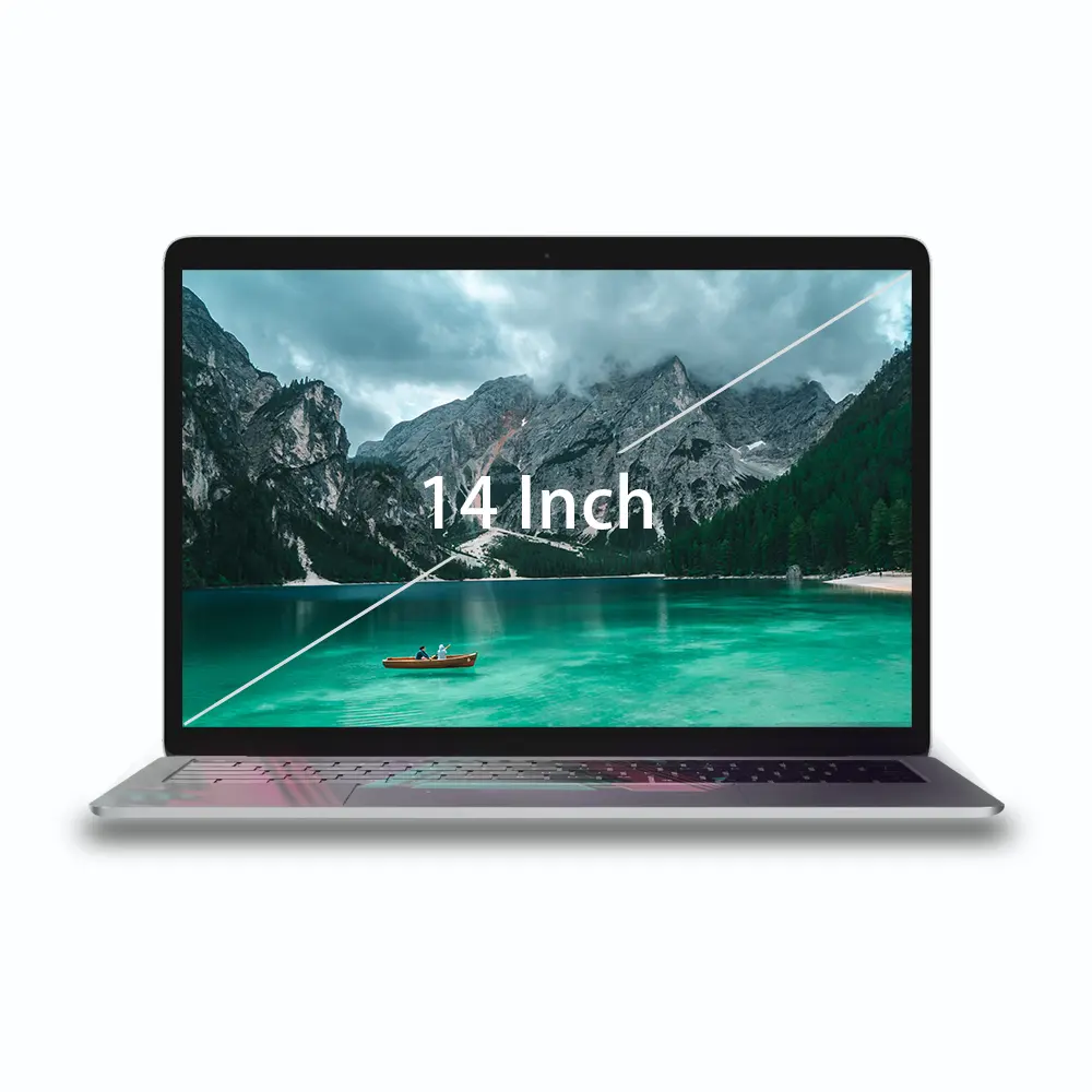 नई गर्म थोक लैपटॉप पीसी 14.1 इंच साफ खेतों में प्रयुक्त टीएएस refurbished लैपटॉप संयुक्त राज्य अमेरिका में स्लिम नोटबुक win10 सस्ते नेटबुक गेमिंग कंप्यूटर
